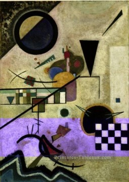 Contraste sonore Expressionnisme art abstrait Wassily Kandinsky Peinture à l'huile